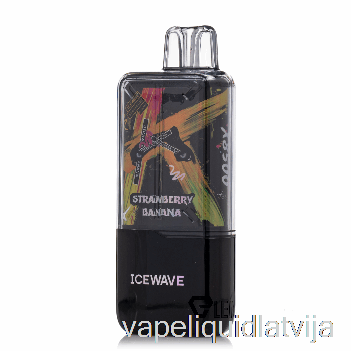 Icewave X8500 Vienreizējās Lietošanas Zemeņu Banānu Vape šķidrums